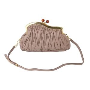Miu Miu Miu handbag shoulder bag pink leather